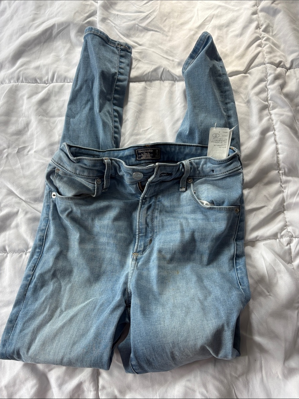 Abercrombie & Fitch Light Blue Skinny Jeans